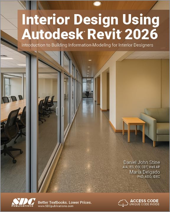 Cover of Interior Design Using Autodesk Revit 2026: Introduction to Building Information Modeling for Interior Designers