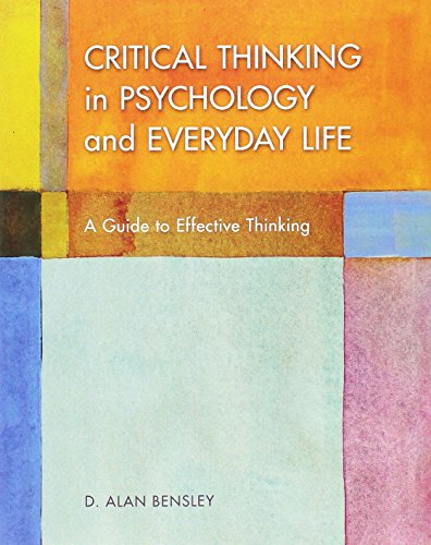 Cover of Critical Thinking in Psychology and Everyday Life