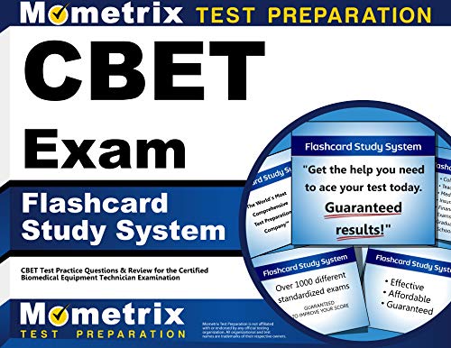 Cover of CBET Exam Flashcard Study System: CBET Test Practice Questions & Review for the Certified Biomedical Equipment Technician Examination (Cards)