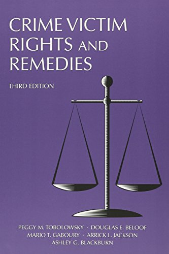 Cover of Crime Victim Rights and Remedies