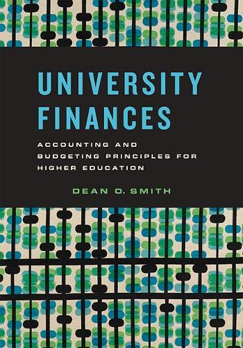 Cover of University Finances: Accounting and Budgeting Principles for Higher Education