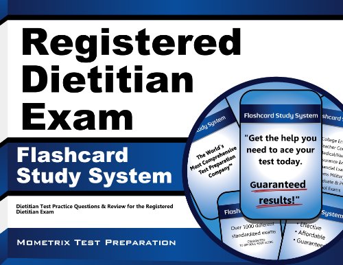Cover of Registered Dietitian Exam Flashcard Study System: Dietitian Test Practice Questions & Review for the Registered Dietitian Exam (Cards)