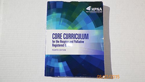 Cover of Core Curriculum for the Hospice and Palliative Registered Nurse