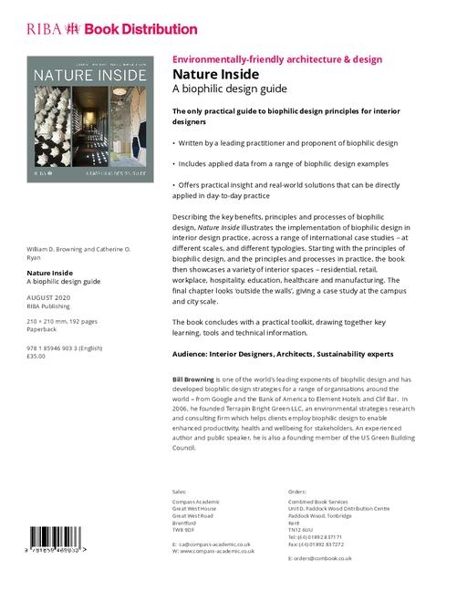 Cover of Nature Inside: A Biophilic Design Guide