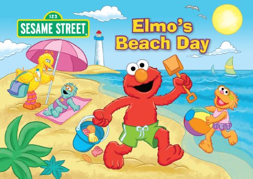 Cover of Sesame Street Pop-Up Books-Elmo's Beach Day