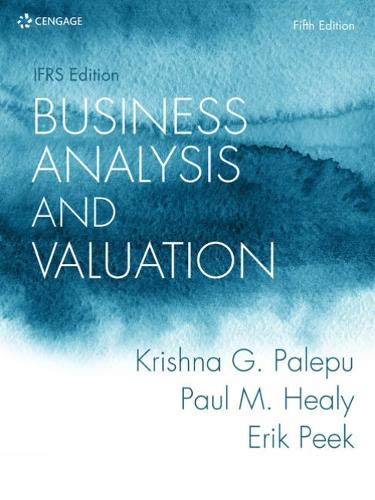 Cover of Business Analysis and Valuation: IFRS edition