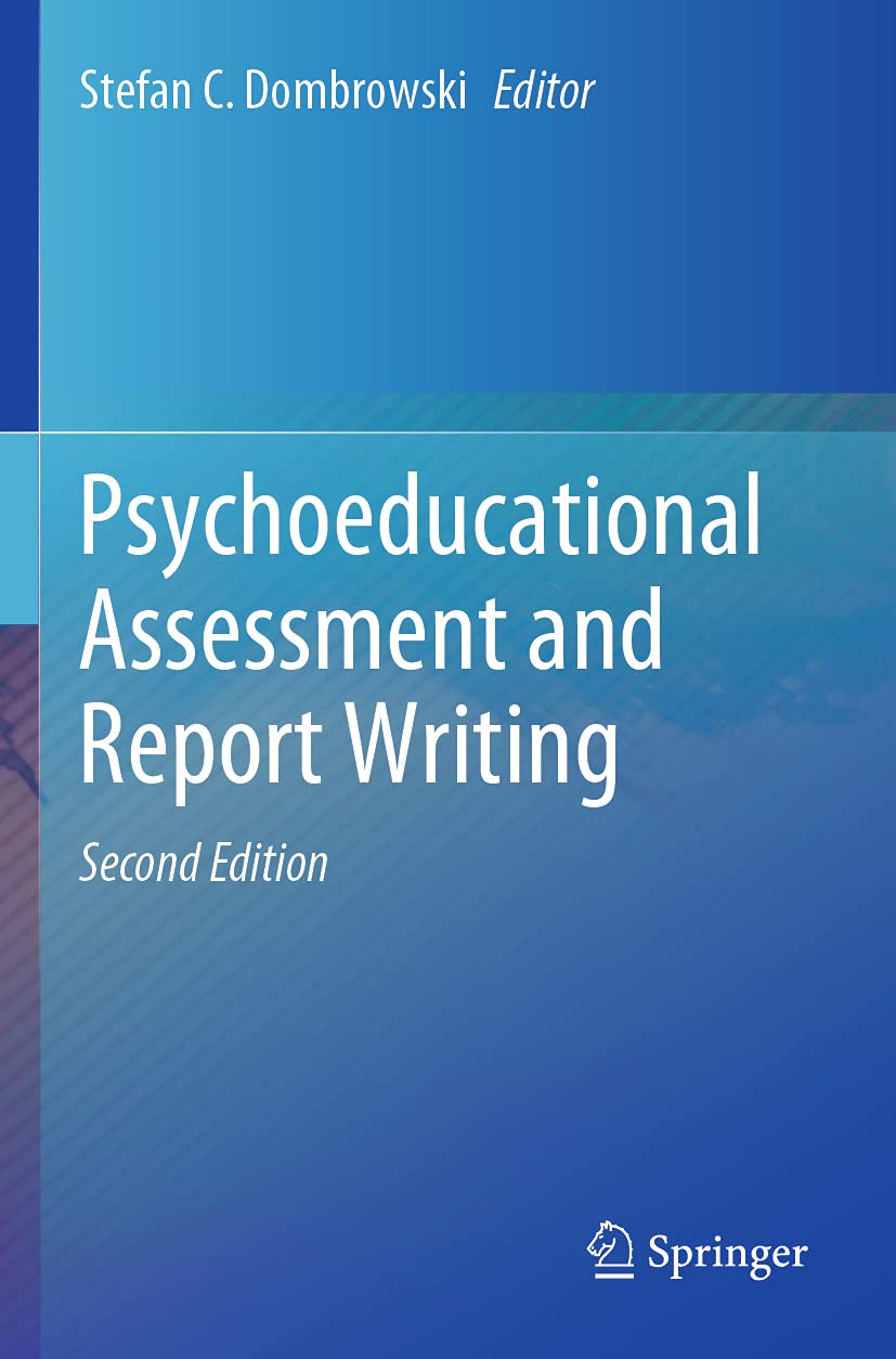 Cover of Psychoeducational Assessment and Report Writing (2020)