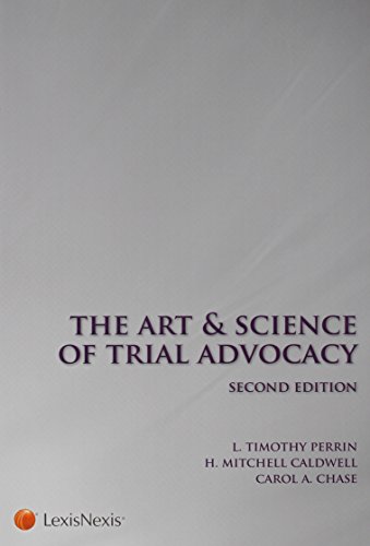 Cover of The Art and Science of Trial Advocacy