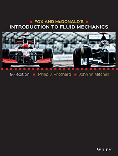 Cover of Fox and McDonald's Introduction to Fluid Mechanics