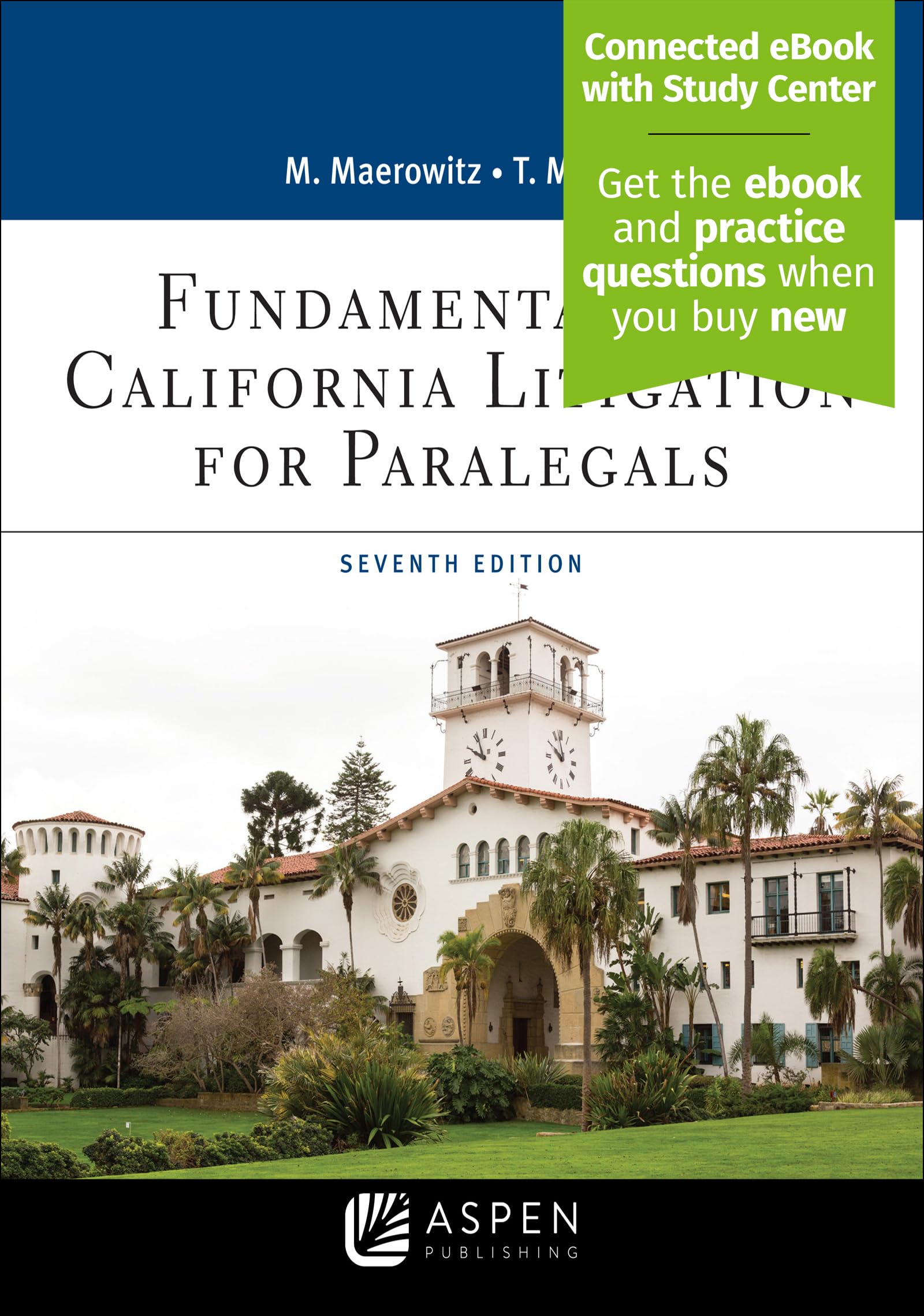 Cover of Fundamentals of California Litigation for Paralegals (Aspen Paralegal Series)