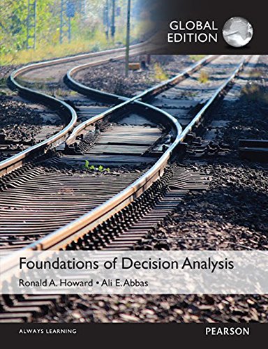 Cover of Foundations of Decision Analysis, Global Edition