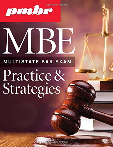 Cover of PMBR MBE Multistate Bar Exam Practice & Strategies