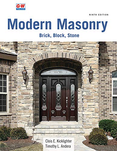 Cover of Modern Masonry: Brick, Block, Stone (Ninth Edition, Revised, Textbook)