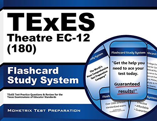 Cover of TExES Theatre EC-12 (180) Flashcard Study System: TExES Test Practice Questions & Review for the Texas Examinations of Educator Standards (Cards)