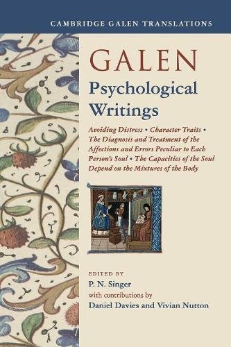Cover of Galen: Psychological Writings