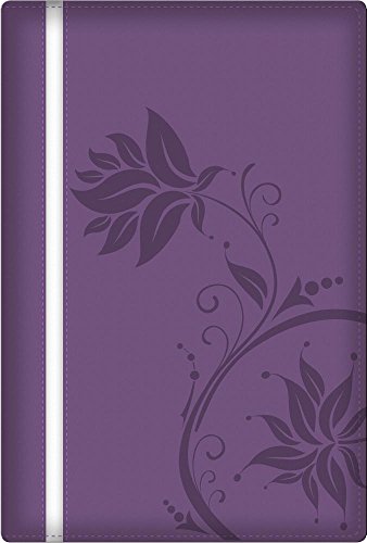 Cover of Biblia de la mujer conforme al corazón de Dios: Duotono morado (Spanish Edition)