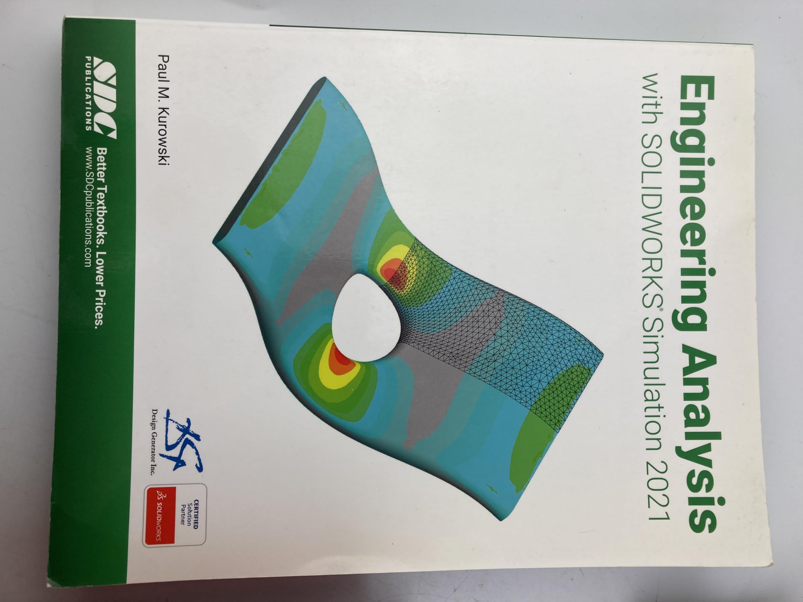 Cover of Engineering Analysis with Solidworks Simulation 2021