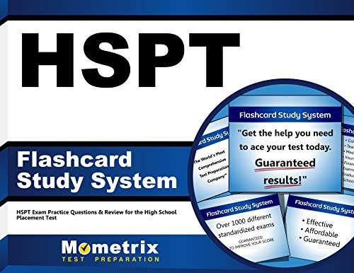 Cover of HSPT Flashcard Study System: HSPT Exam Practice Questions & Review for the High School Placement Test (Cards)