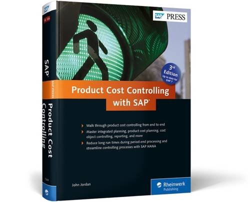 Cover of Product Cost Controlling with SAP Product Costing: SAP CO-PC (3rd Edition)
