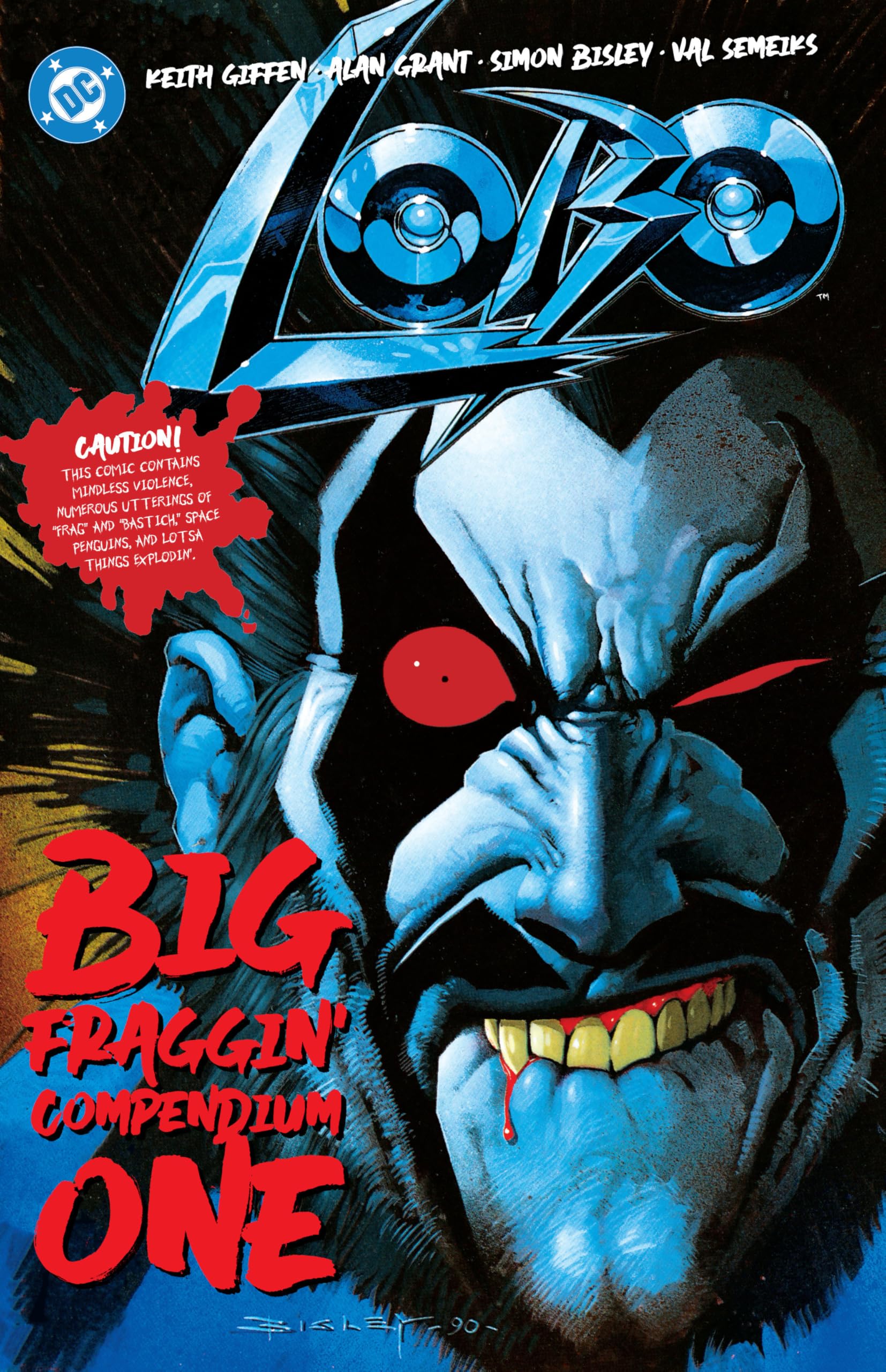 Cover of Lobo Big Fraggin Compendium Book One (DC Lobo)
