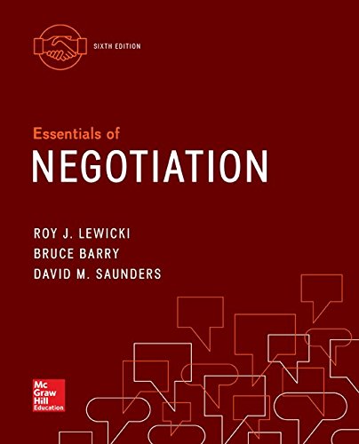 Cover of Essentials of Negotiation (Revised)