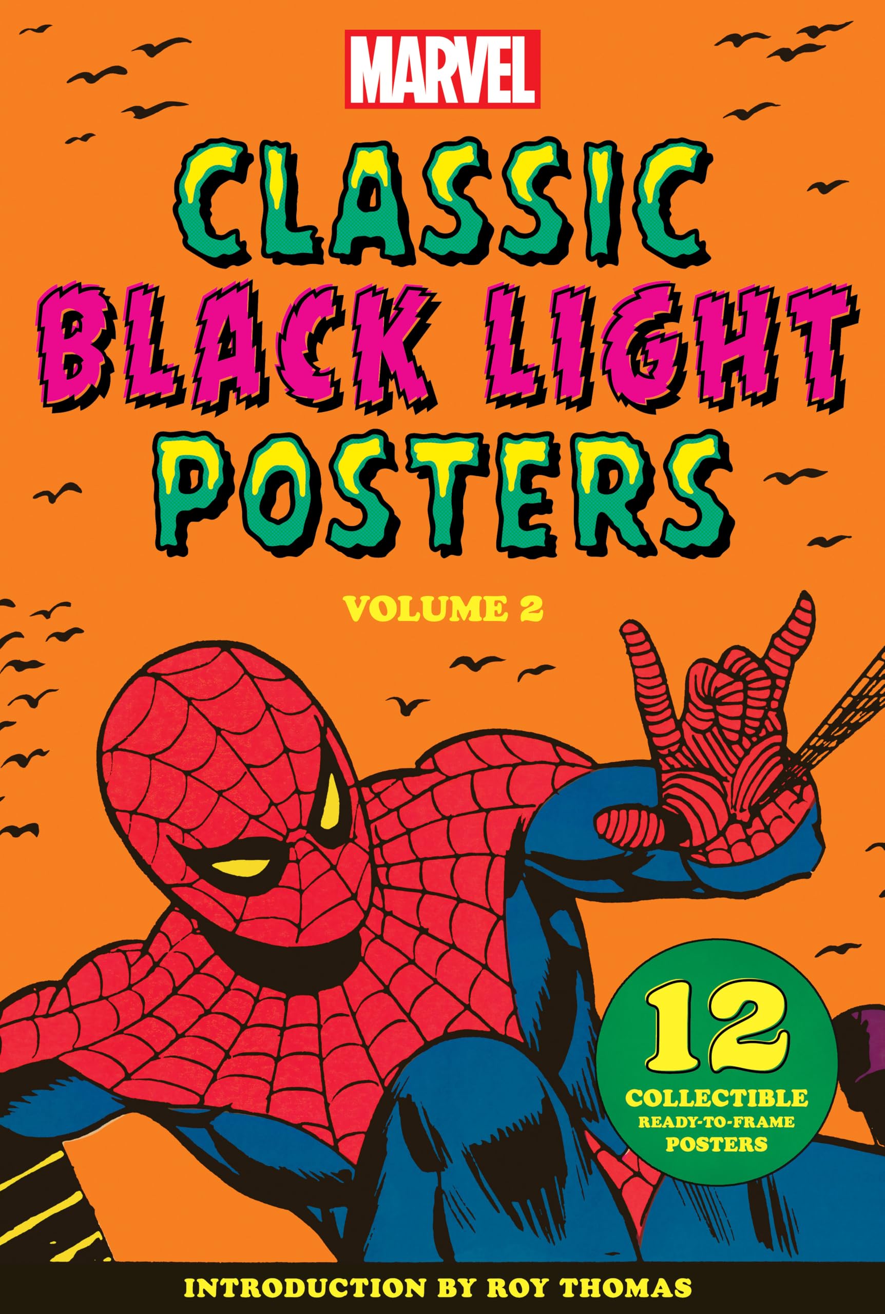 Cover of Marvel Classic Black Light Collectible Poster Portfolio Volume 2: 12 Collectible Ready-to-Frame Posters