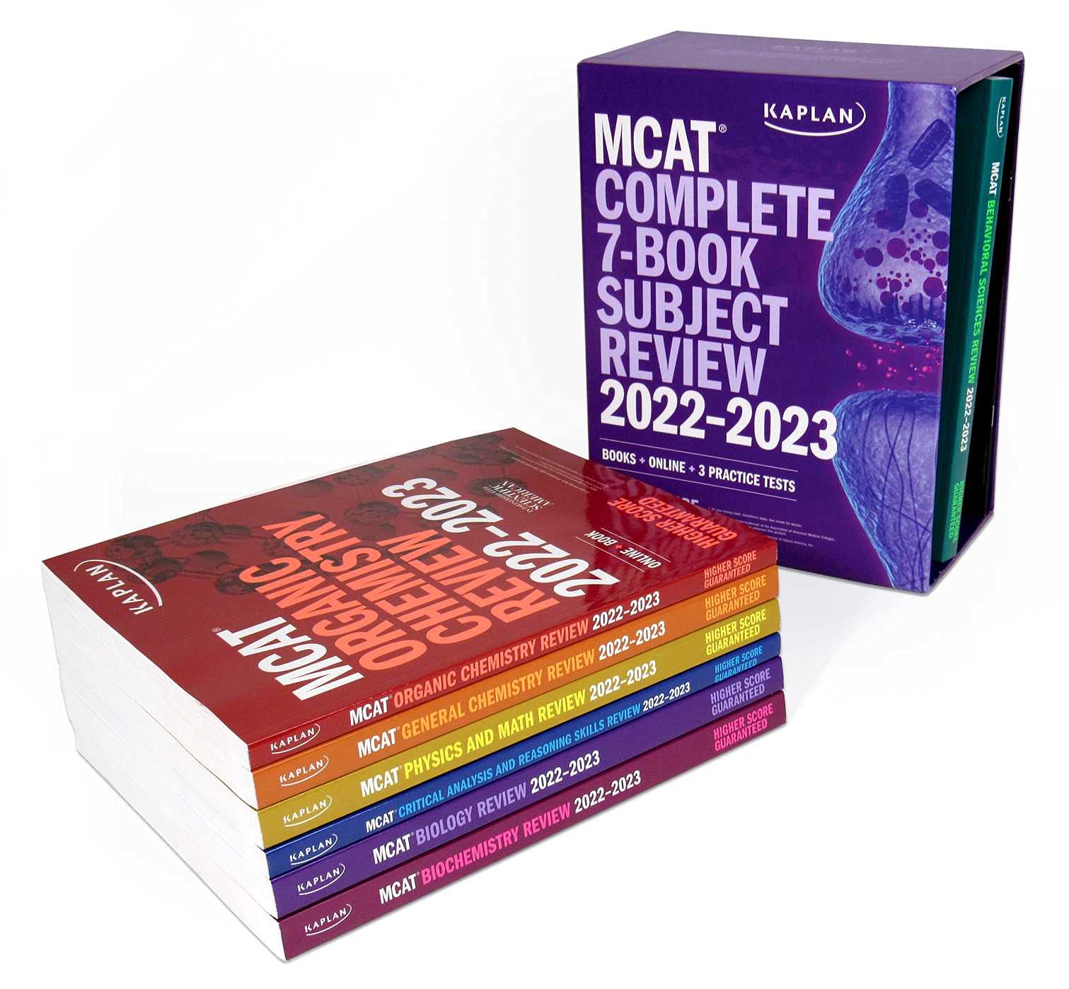 Cover of MCAT Complete 7-Book Subject Review 2022–2023: Books + Online + 3 Practice Tests (Kaplan Test Prep)