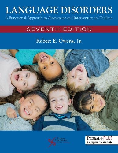 Cover of Language Disorders: A Functional Approach to Assessment and Intervention in Children, Seventh Edition