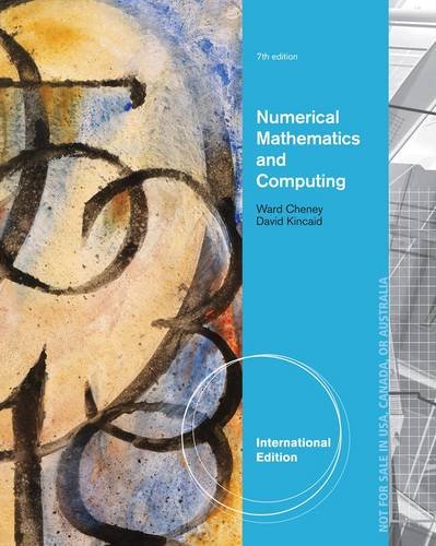 Cover of Numerical Mathematics and Computing