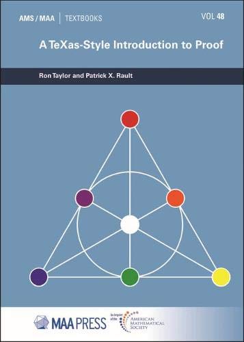 Cover of A TeXas Style Introduction to Proof (Ams/Maa Textbooks)