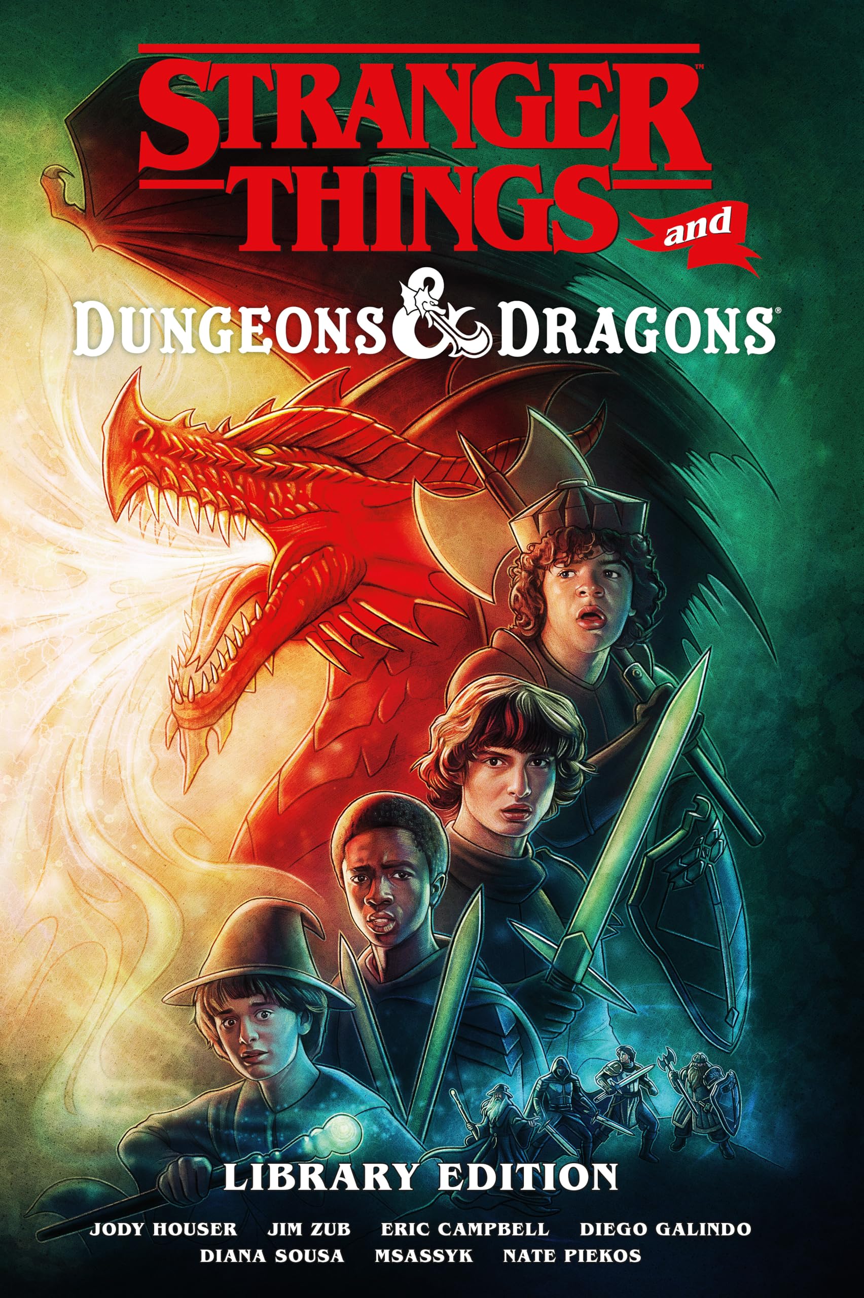 Cover of Stranger Things and Dungeons & Dragons Library Edition