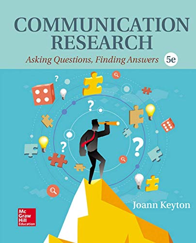 Cover of Communication Research: Asking Questions, Finding Answers