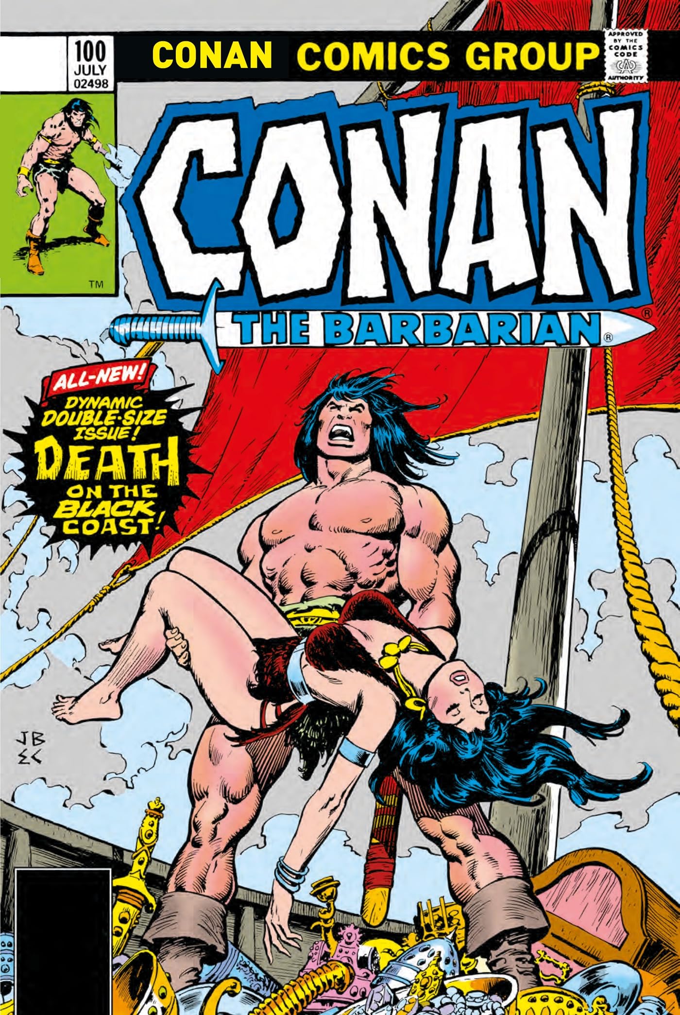 Cover of Conan The Barbarian: The Original Comics Omnibus Vol.4 (CONAN THE BARBARIAN OMNIBUS)