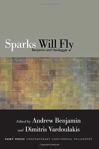 Cover of Sparks Will Fly: Benjamin and Heidegger (SUNY series in Contemporary Continental Philosophy)