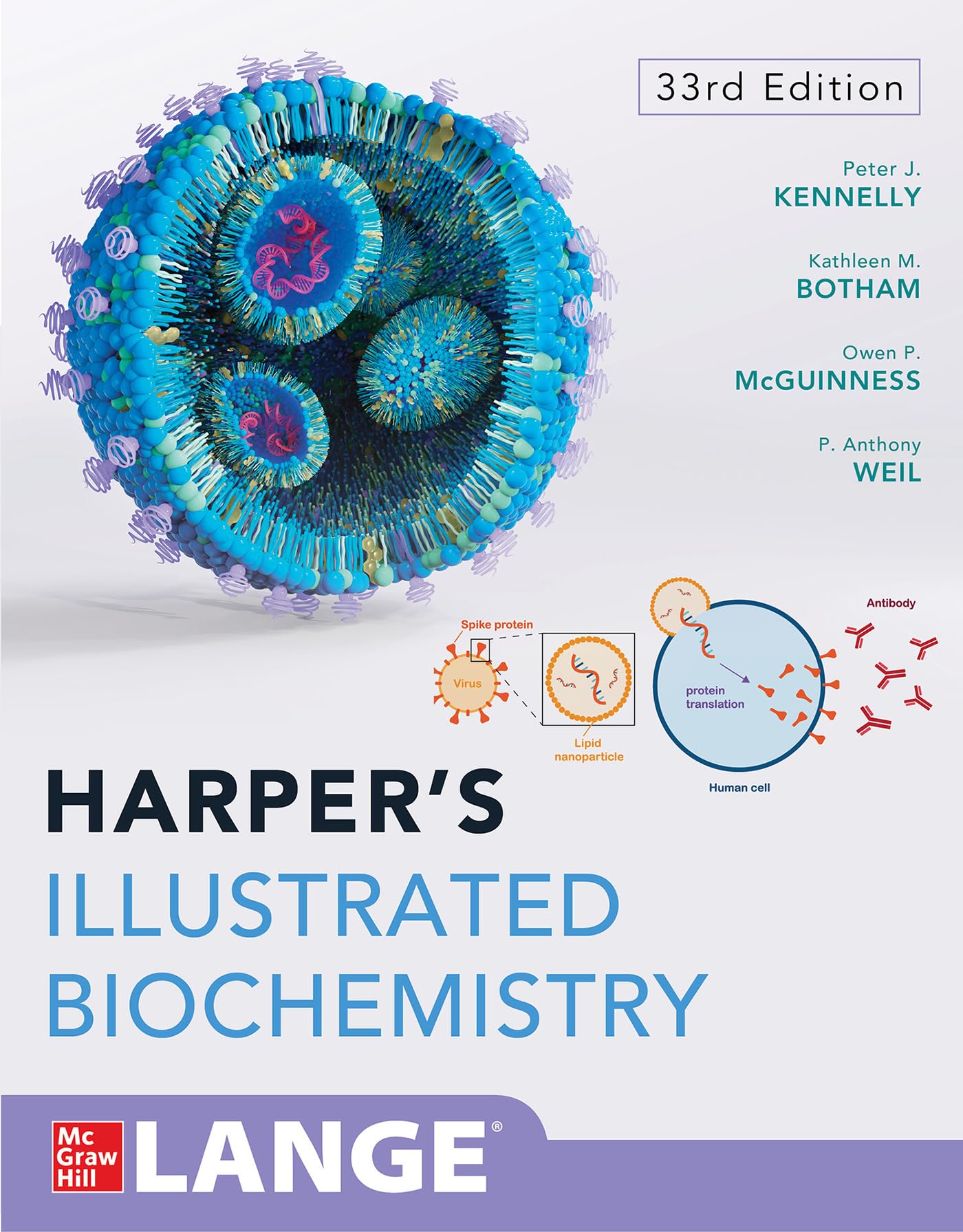 Cover of Harper's Illustrated Biochemistry, Thirty-Third Edition
