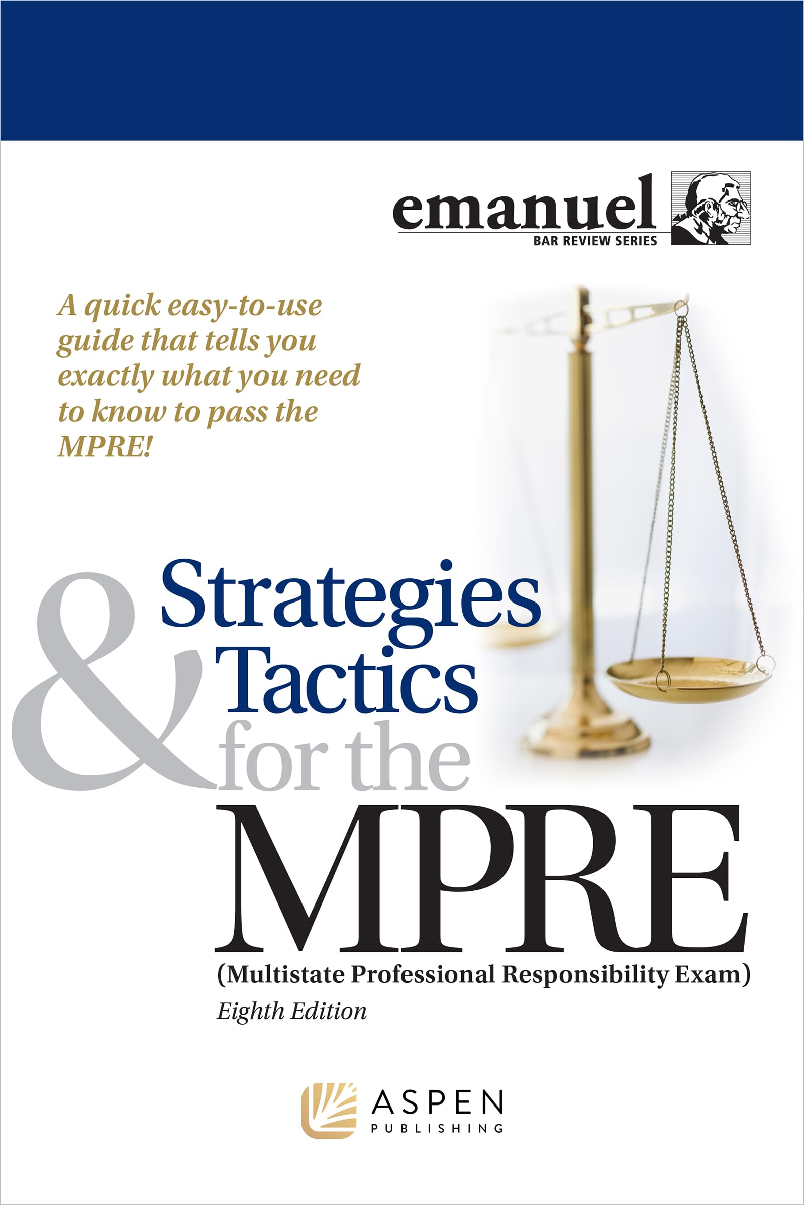 Cover of Strategies & Tactics for the MPRE (Bar Review Series)