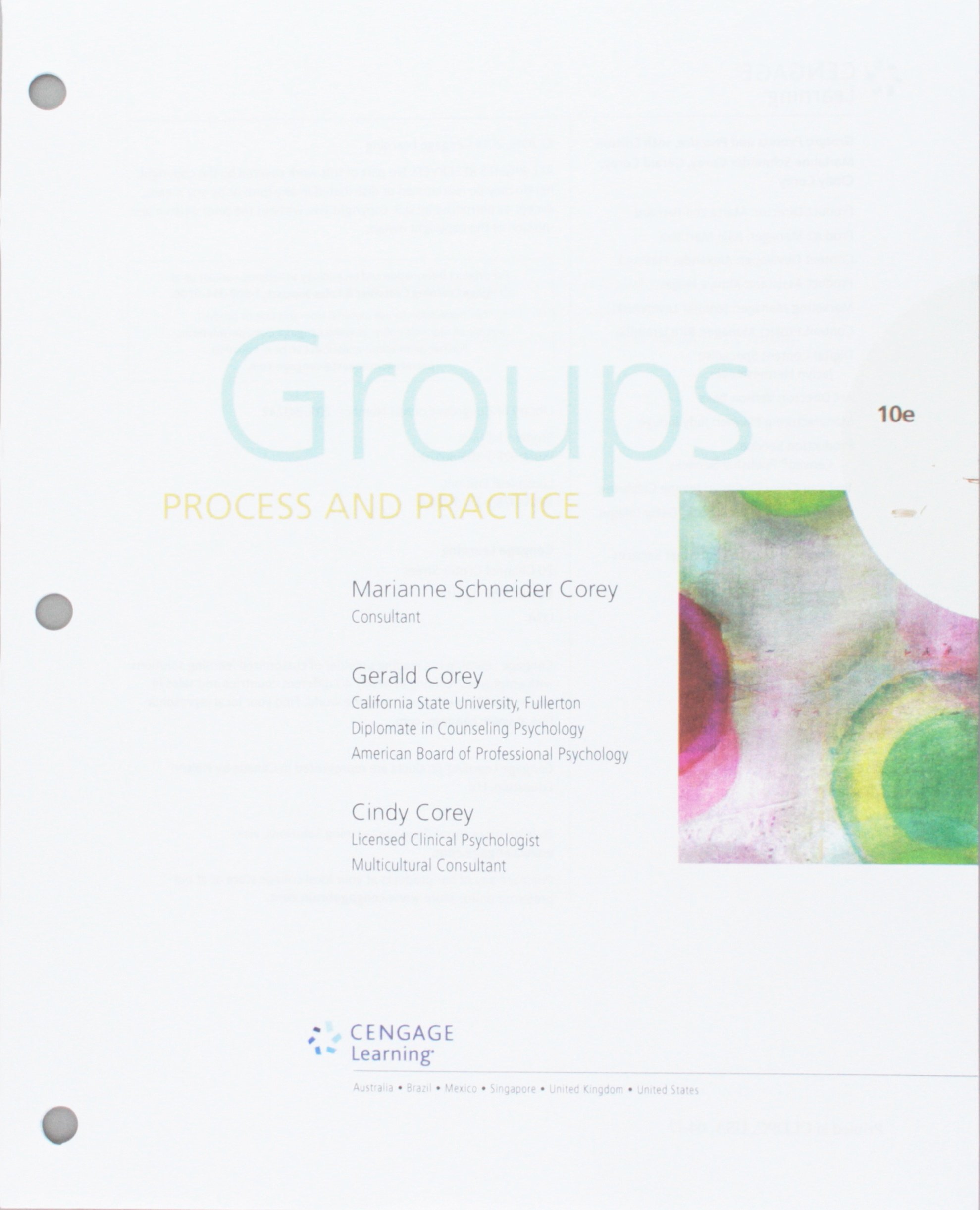 Cover of Groups: Process and Practice, Loose-Leaf Version