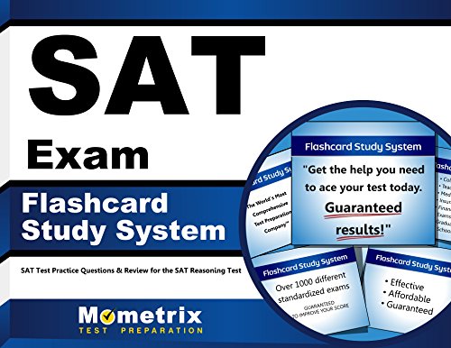 Cover of SAT Exam Flashcard Study System: SAT Test Practice Questions & Review for the SAT Reasoning Test (Cards)