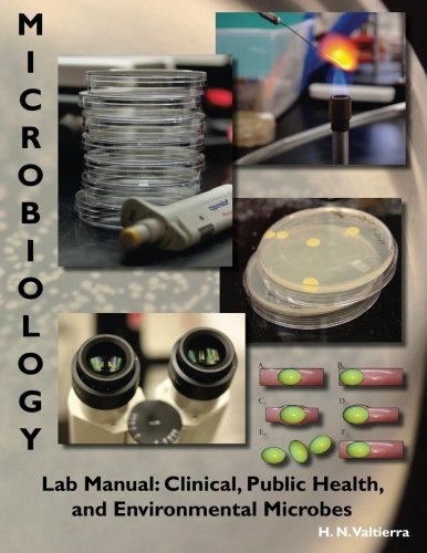 Cover of Microbiology Lab Manual: Lab Manual: Clinical, Public Health, and Environmental Microbes