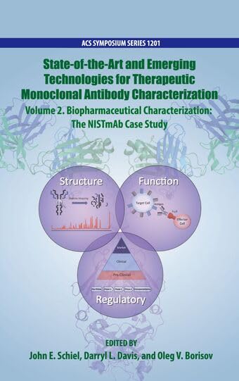 Cover of State-of-the-Art and Emerging Technologies for Therapeutic Monoclonal Antibody Characterization Volume 2. Biopharmaceutical Characterization: The NISTmAb Case Study (ACS Symposium Series)