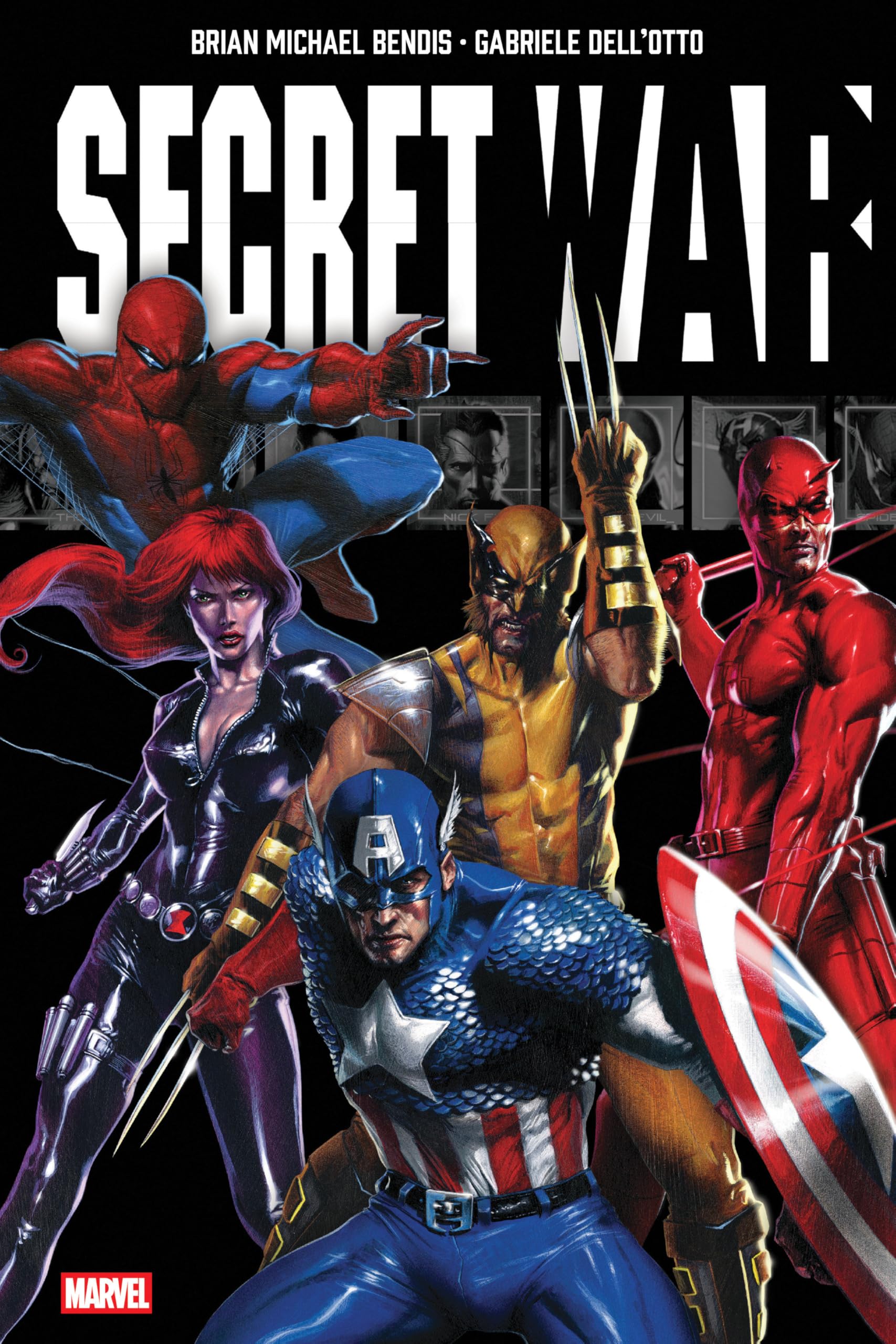 Cover of Secret War By Brian Michael Bendis Omnibus Gabriele Dell'Otto Classic Costumes Cover
