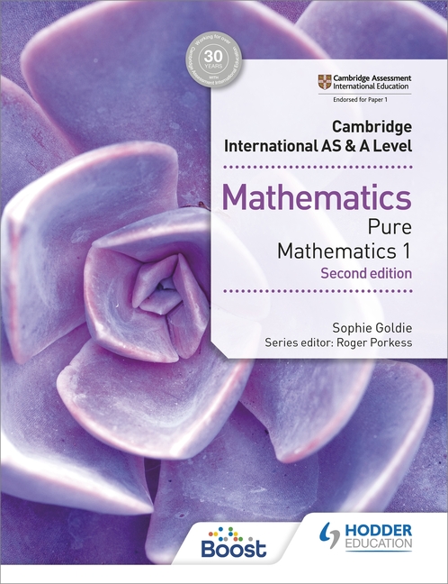 Cover of Cambridge International as & a Level Mathematics Pure Mathematics 1 Second Edition