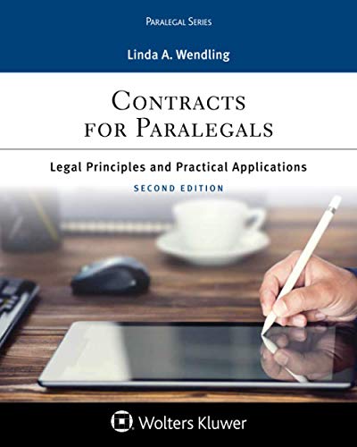 Cover of Contracts for Paralegals: Legal Principles and Practical Applications for Paralegals (Aspen Paralegal Series)