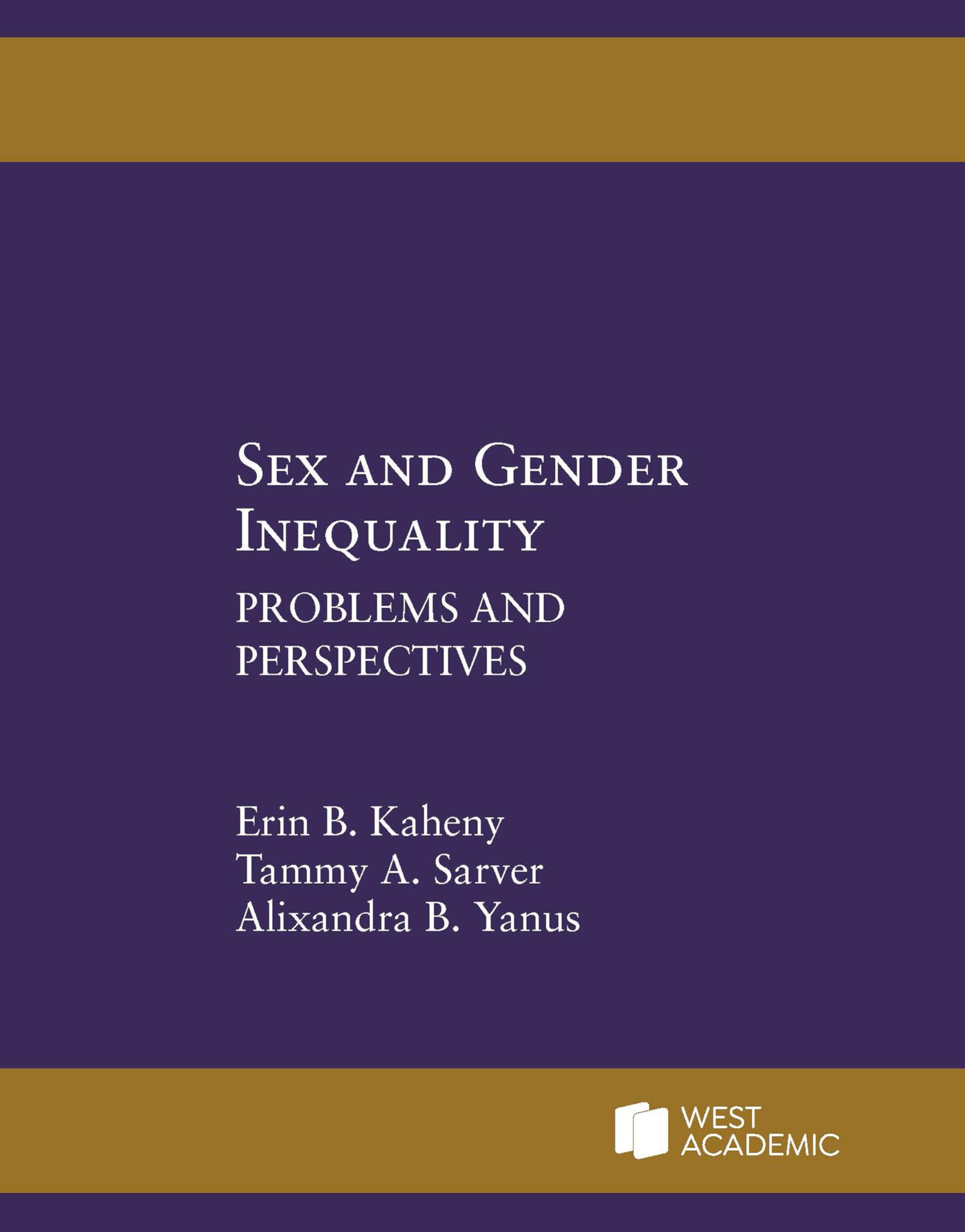 Cover of Sex and Gender Inequality: Problems and Perspectives (Higher Education Coursebook)