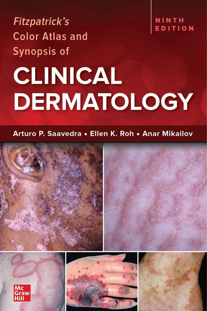 Cover of Fitzpatrick's Color Atlas and Synopsis of Clinical Dermatology, Ninth Edition
