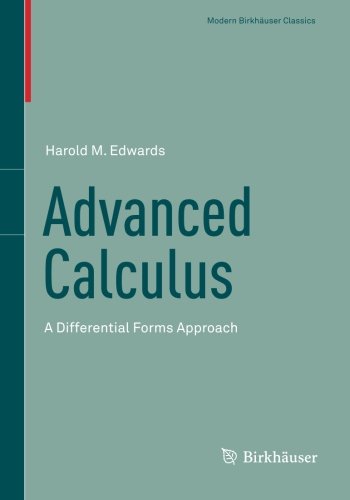 Cover of Advanced Calculus: A Differential Forms Approach (Modern Birkhäuser Classics)