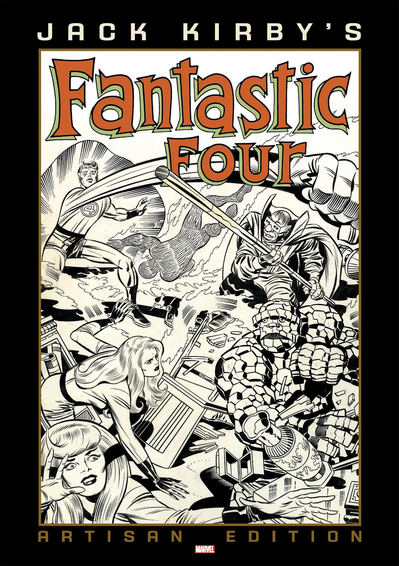 Cover of Jack Kirby's Fantastic Four Artisan Edition