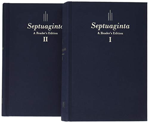 Cover of Septuaginta: A Readers Edition Hardcover (English and Greek Edition)