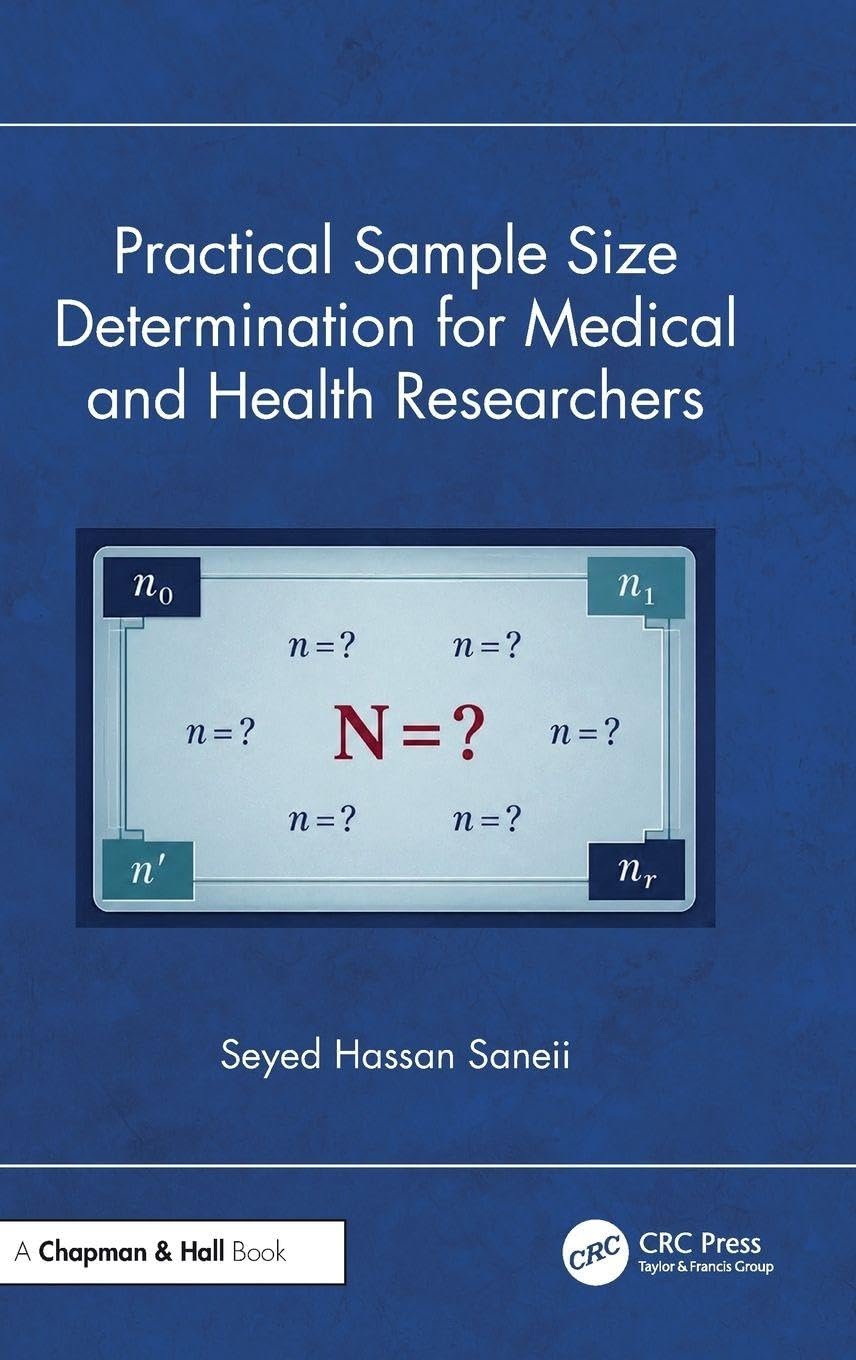 Cover of Practical Sample Size Determination for Medical and Health Researchers