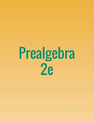 Cover of Prealgebra 2e